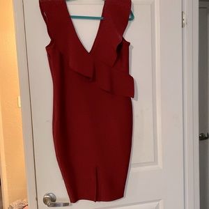 Formal red dress